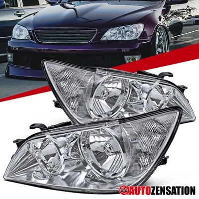 Fit 2001-2005 Lexus IS300 HID Type Headlights Lamps Assembly Left+Right 01-05 - Изображение 1 из 4