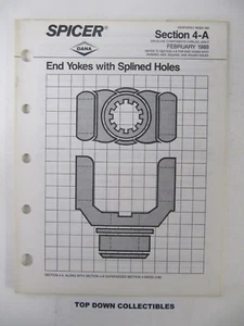Spicer Dana  End Yokes with Splined Holes Index 090 Manual - Picture 1 of 1