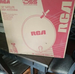 NUEVO- RCA DSS Sistema Digital de Satélite 18" Antena de Plato Ancho Modelo DSA100RW - Imagen 1 de 6