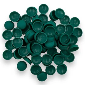 Tornillos de plástico Forest Green, mate de dos piezas 10/12 g cúpula atornillada a presión ™ cubierta - Imagen 1 de 3