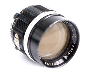 G. ZUIKO Auto-T 60mm f1.5 OLYMPUS PEN F FT HALF FRAME CAMERAS 60/1.5 fast Lens - Picture 1 of 20
