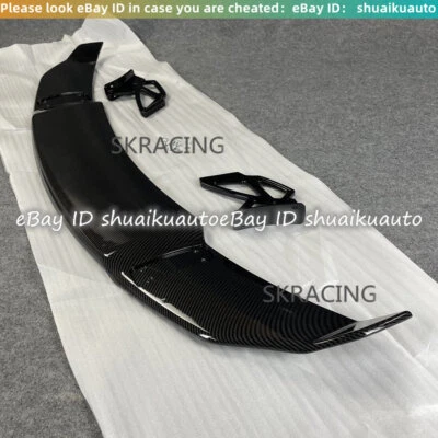 For Maserati GranTurismo 08-16 GT Style Rear Trunk Spoiler Wing Carbon Style - Image 1 of 4