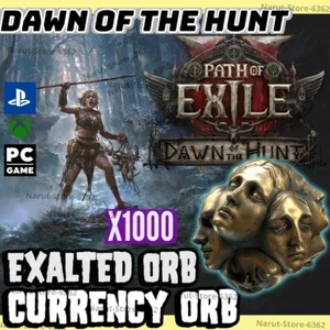 x1000 EXALTED ORB 🌟 DAWN OF THE HUNT SEASON SOFTCORE🔥 Path of Exile 2 POE2🔥 - Picture 1 of 1