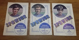 Ipswich Town 1970/71 Selection of Home League Programmes select from menu - Picture 1 of 4