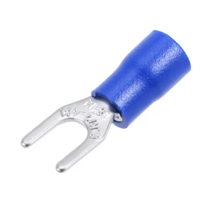 1000uds sv2-4m Aislado tenedor alambre conector crimpado terminal 16-14awg azul - Imagen 1 de 3