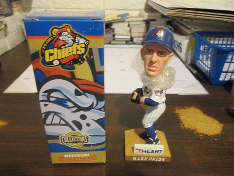 MWL Peoria Chiefs Mark Prior Vintage 2007 SGA NIB Baseball Bobblehead Cover