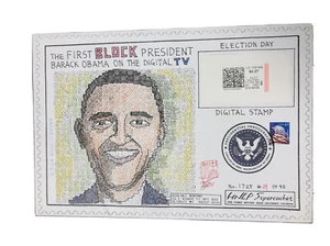 4 fundas de inauguración de Barack Obama numeradas y firmadas - Imagen 1 de 6
