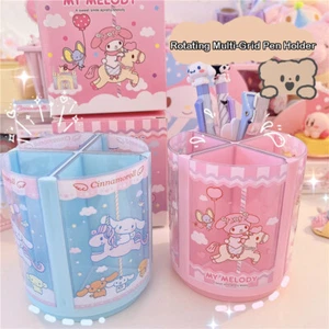 my melody Cinnamoroll Pen Holder Makeup Brush Holder Pen Box Pencil Organizer - Picture 1 of 14