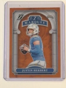 2024 Panini Zenith - Z Marquee Justin Herbert #25 Orange Prizm - Picture 1 of 2