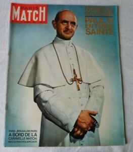 PARIS MATCH N°770 11/01/1964 Numéro souvenir Paul VI en terre sainte 