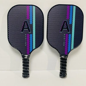 Pickleball Paddle Set Fiberglass Rackets Achiou New Fun Sports Exercise - Picture 1 of 9