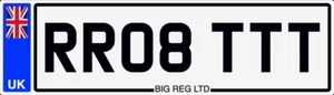 ROB T'S π ROB ROBBIE ROBS BOBS BOBBY PRIVATE REGISTRATION NUMBER PLATE RR08 TTT - Picture 1 of 4