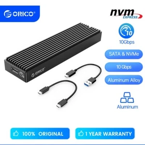 ORICO M.2 NVME SSD Case Type-C M2 NVME Hard Drive Enclosure 10Gbps w/ UASP 4TB - Afbeelding 1 van 10