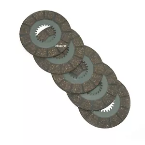 Clutch Friction Plate Set Of 5 Unit Fits BSA Bantam D1 D3 D5 D7 D10 D14 B175 - Foto 1 di 6