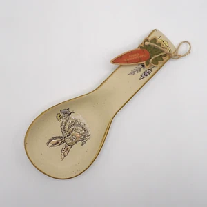 SPECTRUM DESIGNZ EASTER EVERGREEN BUNNY SPOON REST NEW - Picture 1 of 9