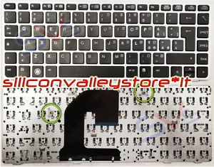 Tastiera Italiana Nera con Frame Silver per Notebook HP EliteBook 8460P, 8460W - Imagen 1 de 1