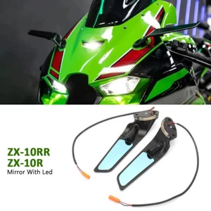 Rear Mirror With Turn Signal For Kawasaki Ninja 1000 ZX-10R ZX-10RR 2017-2025 - Picture 1 of 9