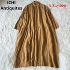Ichiantiquites 100 Linen Long Shirt Dress