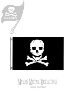Annin Jolly Roger Flag A379375 3X5' - Picture 1 of 5