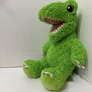 Build A Bear BAB Dino-Mite T-Rex 17" Green Dinosaur Soft Plush Stuffed Toy Dino - Picture 1 of 7