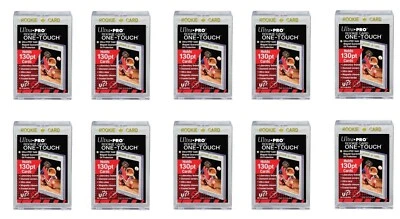 (10-Pack) Ultra Pro One Touch 130pt GOLD ROOKIE Extra Thick Magnetic Card Holder - Image 1 of 2