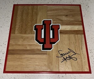 STEVE ALFORD SIGNIERT 12X12 BODENBRETT INDIANA HOOSIERS BASKETBALL IU AUTOGRAMM - Bild 1 von 1