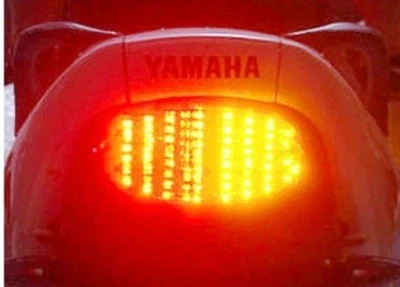 Yamaha V-STAR 650/1100 Custom, YZF600R Integrated LED Taillight with Smoked Lens - Image 1 of 4