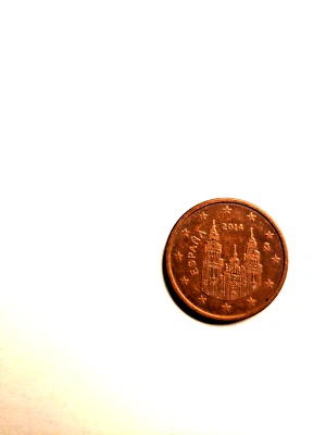 Sale! Coin, Spain, 5 Euro Cent, 2014 - Image 1 of 2