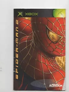 Spiderman 2 Original Xbox MANUAL ONLY Authentic Original - Picture 1 of 1