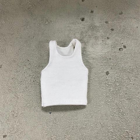 MO-TBTK-WH: 1/12 white tank top for Mezco, Marvel Legend Slim body (No tracking) Cover
