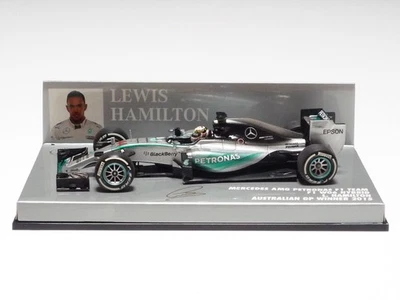 MINICHAMPS 1:43 MERCEDES AMG PETRONAS W06 L. HAMILTON AUSTRALIAN GP WINNER 2015 - Image 1 of 4