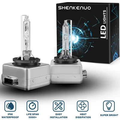 2 x новый для 2015-2019 GMC Yukon / Denali ксеноновая лампа D3S ксеноновая фара 35 Вт 6000K - Изображение 1 из 4