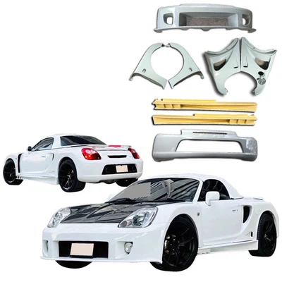 ModeloDrive FRP MCRA v1-Louver Wide Body Kit 8pc MRS for MR2 Spyder Toyota 00-0 Foto 1 de 4