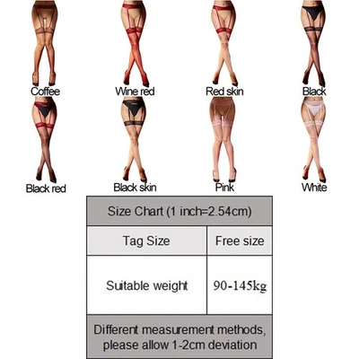 Einzigartiges Design Damen lange Spitze Strumpfhalter Strümpfe geeignet für je - Bild 1 von 4