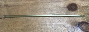 "Gancho de aluminio tunecino (afgano) de 14"" - tamaño K - color verde claro" - Imagen 1 de 6