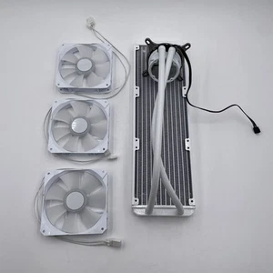ASUS ROG STRIX LC II 360 ARGB WE AIO Liquid CPU Cooler White - Afbeelding 1 van 5