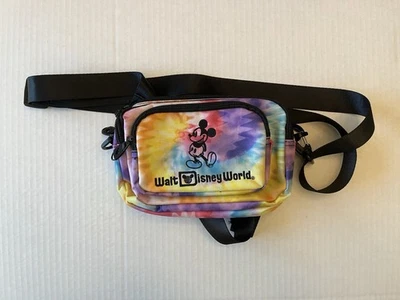 Riñonera bandolera de 2 vías tie dye de los parques de Walt Disney World Foto 1 de 4
