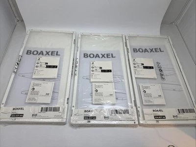 Set of 3 - Ikea Boaxel Shelf Adjustable from 7 7/8" to 11 3/4", 304.637.44 NEW - Image 1 of 2