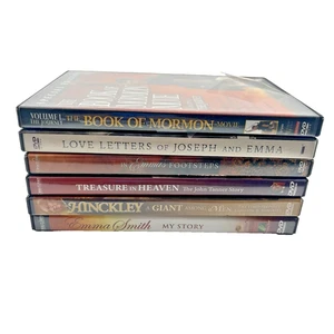 LDS DVDs Lot: Book of Mormon Movie, Emma Smith My Story, Hinckley Giant - Picture 1 of 5