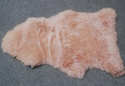 100% Natural sheep Fur Sheep Skin Rug Luxury Throw Silky Warm Floor  Mat 25 - Image 1 of 4