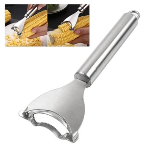 2x Corn Cob Peeler Stainless Steel Thresher Stripper Remover Kitchen Cutter Tool - Picture 1 of 11