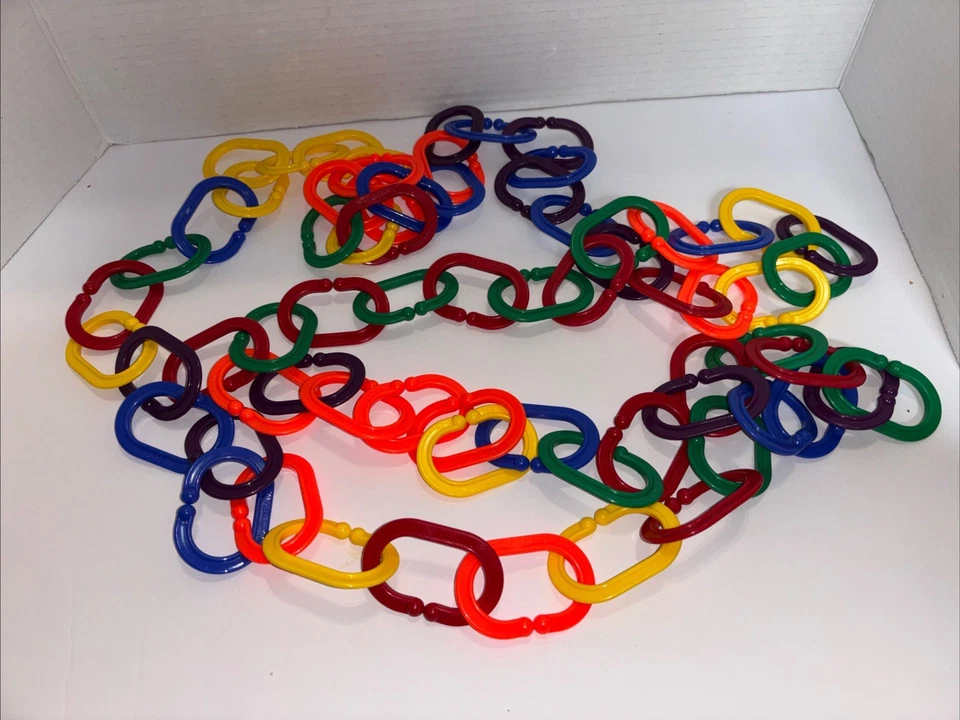 Discovery Toys Vintage Aprendizaje Boomerangs Lote De 69 Colores Brillantes Juguete Multiuso Foto 1 de 4