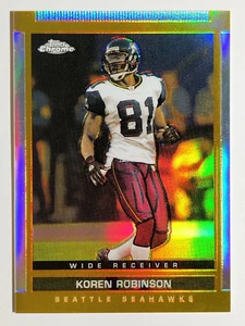 Topps Draft Picks and Prospects 2003 refractores cromados dorados #104 Koren Robinson - Imagen 1 de 2