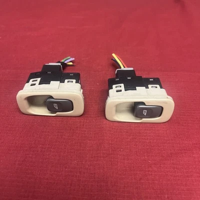 Interruptor de ventana eléctrica lateral izquierdo y derecho Volvo S80 1999-2003 9476697 bronceado OEM Foto 1 de 4
