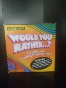 Would You Rather?... the Game of Mind-Boggling Questions by Zobmondo - Picture 1 of 6