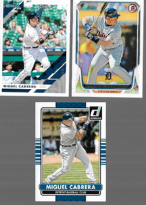 Miguel Cabrera  3 card lot  Tigers   Donruss Bowman   Combined Shipping