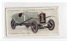 (Jy825-100) Lambert & Butler,Motor Cars A Series,Hispano Suiza,1922 #20