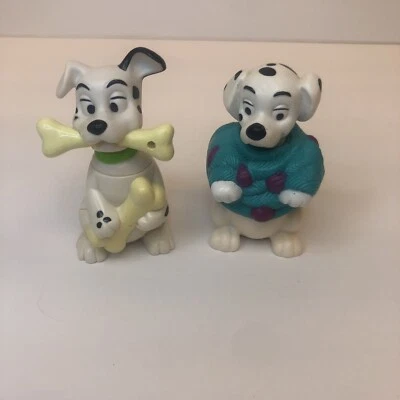 VINTAGE Lot of 2 DISNEY 101 DALMATIANS TOY FIGURES McDONALD’s HAPPY MEAL - Image 1 of 4