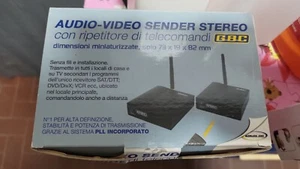 AUDIO VIDEO SENDER STEREO VIA RADIO 2,4 GHZ CON RIPETITORE DI TELECOMANDI GBC - Foto 1 di 2