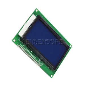 5V 128x64 12864 LCD Display Modul Blau Hintergrund Grafik Matrix für Arduino - Bild 1 von 4